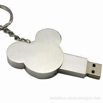 Metal USB Flash Drive with 64MB to 128GB